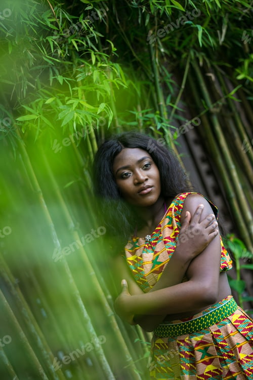 Preview: African Woman In The Jungle.