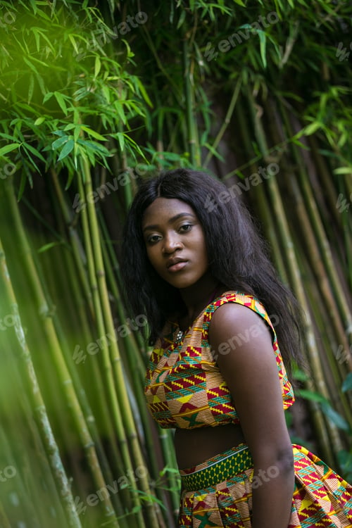 Preview: African Woman In The Jungle.