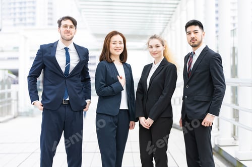 Preview: Business Team With International Members