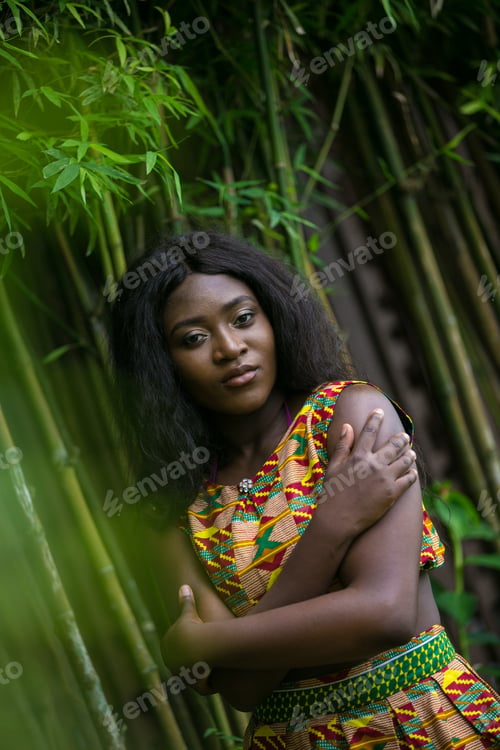 Preview: African Woman In The Jungle.