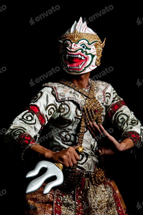 Preview: Hanuman Of Thailand Dancing Art Called “Khon” That High Class Of Dance In Siam Bangkok Thailand