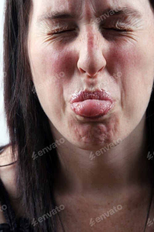 Preview: Woman Pulling A Funny Face