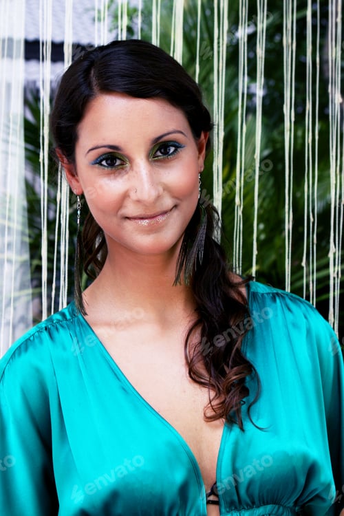Preview: Close-Up Portrait Of A Beautiful Young Woman.