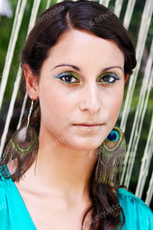 Preview: Close-Up Portrait Of A Beautiful Young Woman.