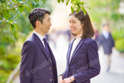 Preview: Business Team Talking In Relax Mood