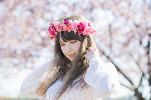 Preview: Woman Under The Cherry Tree