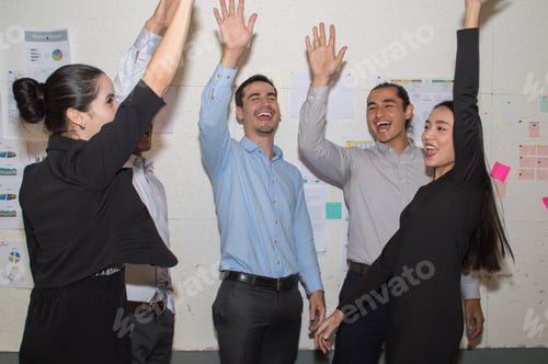 Preview: Business Concepts. Businessman Is Working In Office. Business People Work Happily And Relax. The