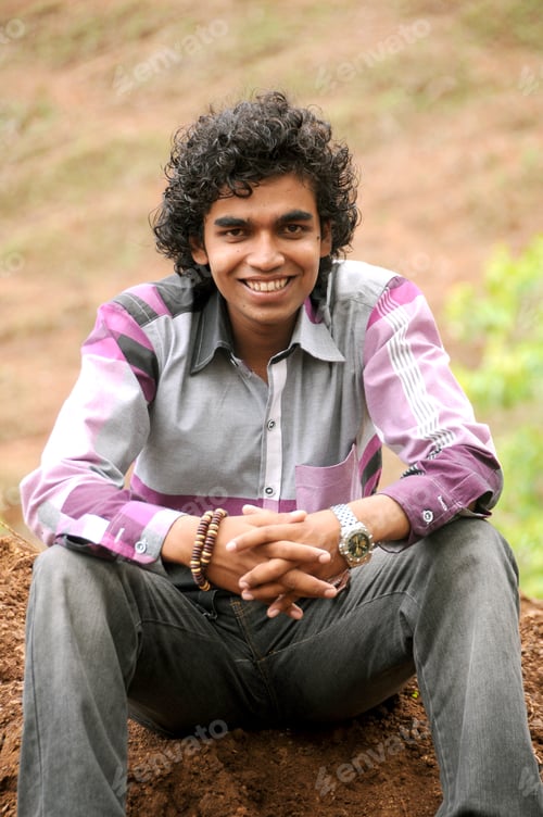 Preview: Portrait Of Young Man Outdoors