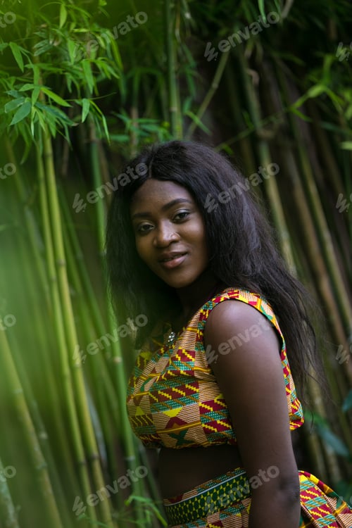 Preview: African Woman In The Jungle.