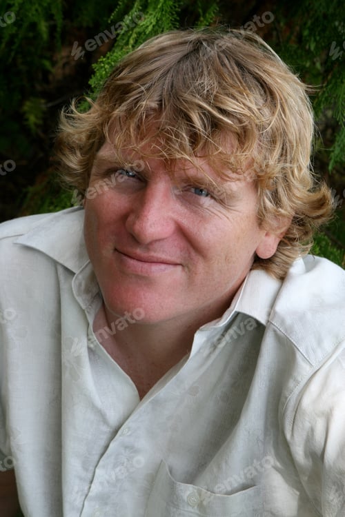 Preview: Close-Up Portrait Of A Happy Blond Man.
