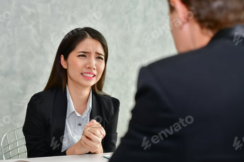Preview: Business Concepts. Businesspeople Is Working In Office. They Talk And Communicate. Business People