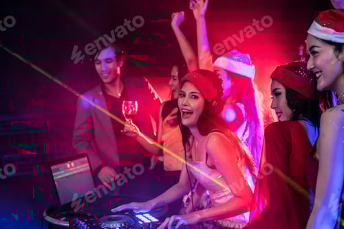 Preview: Young People Are Celebrating The Party At The Concert.