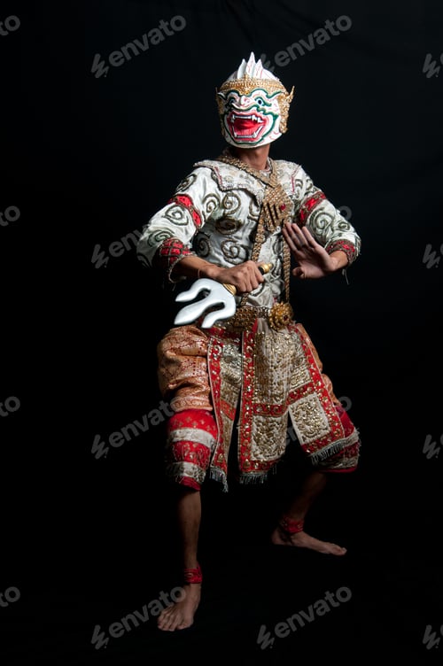 Preview: Hanuman Of Thailand Dancing Art Called “Khon” That High Class Of Dance In Siam Bangkok Thailand