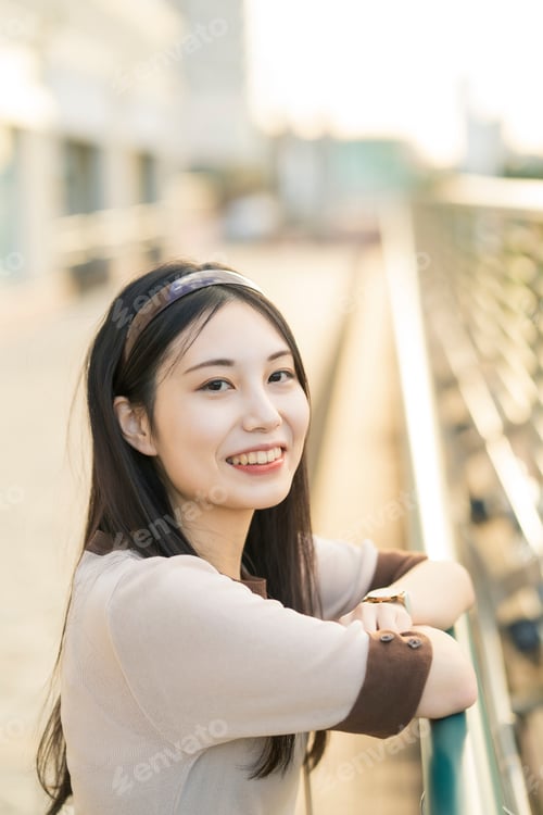 Preview: Outdoor Portrait Of A Young Asian Woman