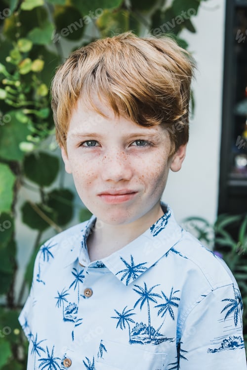 Preview: Portrait Of A Happy Young Boy.