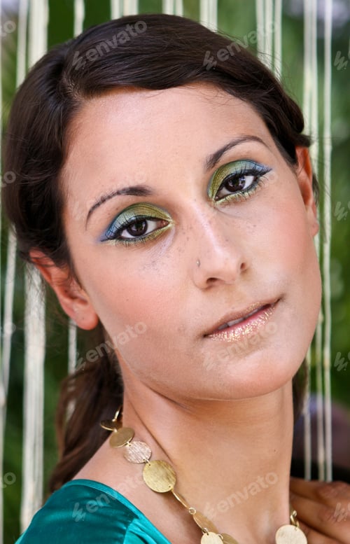 Preview: Close-Up Portrait Of A Beautiful Young Woman.