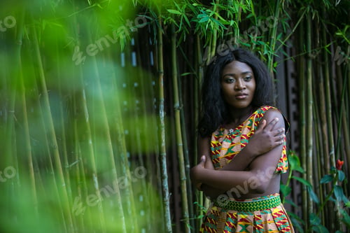Preview: African Woman In The Jungle.