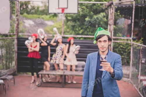 Preview: Young People Are Celebrating New Year'S Party.