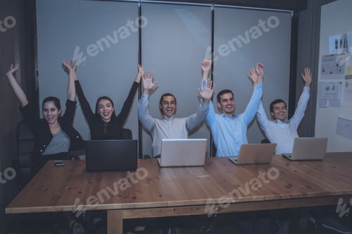 Preview: Business Concepts. Businessman Is Working In Office. Business People Work Happily And Relax. The