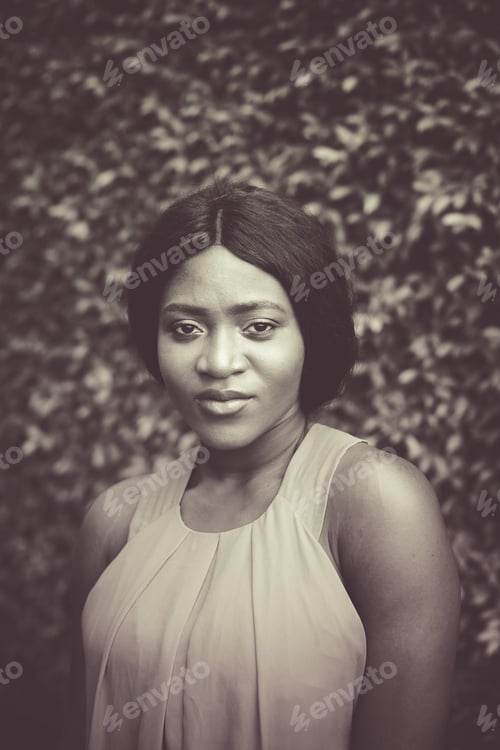 Preview: Beautiful Young African Woman.