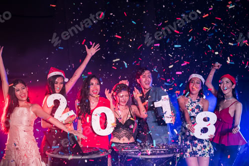 Preview: Teenagers Are Celebrating At The Night Party.
