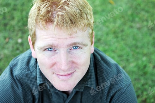 Preview: Portrait Of A Blond Man With A Fair Complexion