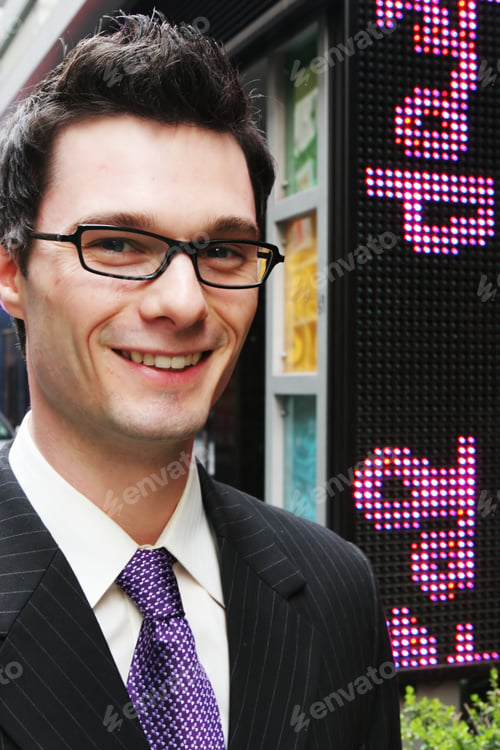 Preview: Happy Businessman In The City