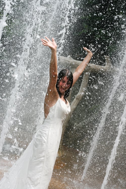 Preview: Bride And Groom Celebrating Their Wedding Day.