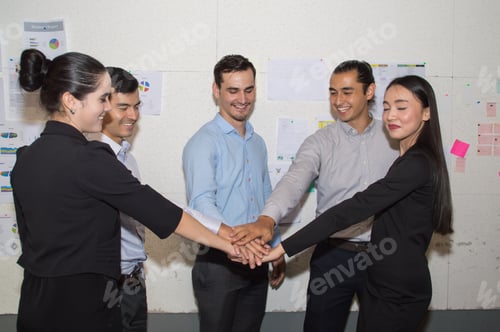 Preview: Business Concepts. Businessman Is Working In Office. Business People Work Happily And Relax. The