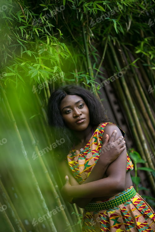 Preview: African Woman In The Jungle.