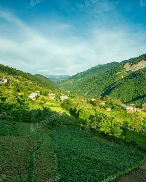Visualização: Montanhas de Khulo, Adjara, Geórgia.