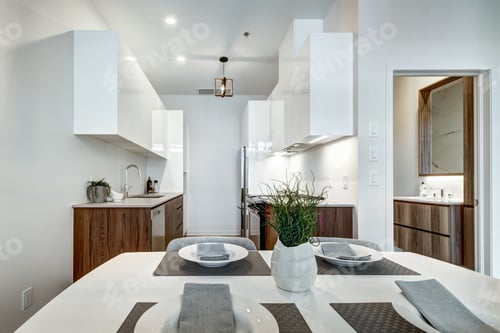 Preview: Canadian Style Luxury Furnished Staged Brand New Apartment In The Apartment Building With The
