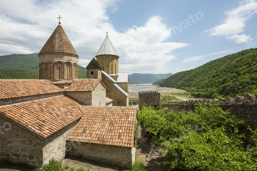 Preview: Ananuri Is A Castle Complex On The Aragvi River In Georgia, About 45 Miles From Tbilisi.
