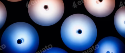 Preview: Vibrant Light Fixtures In Blue And Red Colours