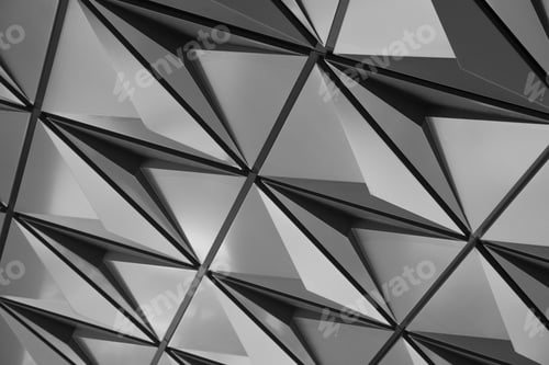 Preview: Black And White Presentation Of Abstract Geometrical Patterns And Lines