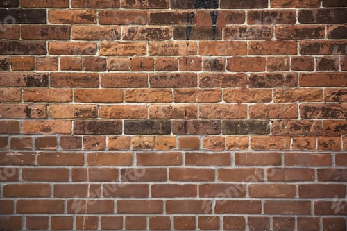 Preview: Background And Texture. Old Brick And Wooden Walls Of The Distillery District, Toronto, Ontario