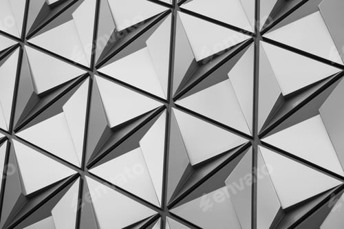 Preview: Black And White Presentation Of Abstract Geometrical Patterns And Lines