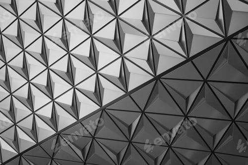 Preview: Black And White Presentation Of Abstract Geometrical Patterns And Lines