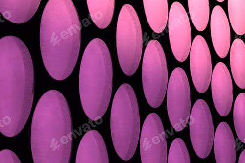Preview: Pink Oval Pattern on Dark Background