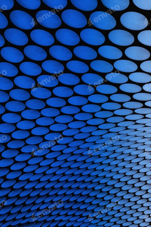 Preview: Study Of Patterns And Lines In Blue