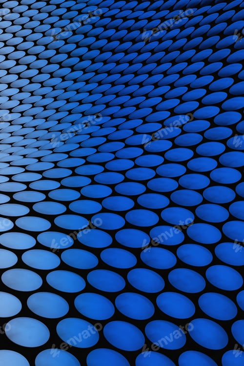 Preview: Study Of Patterns And Lines In Blue