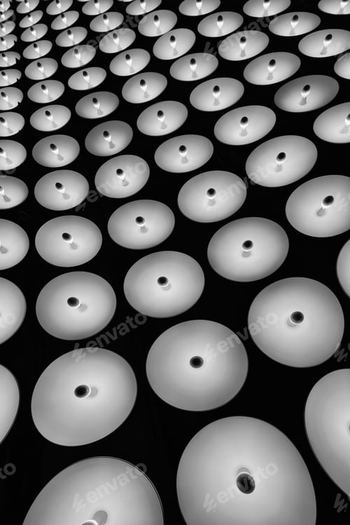 Preview: "Play Of Patterns And Lines" Ceiling Of One Of The Buildings In New York City.