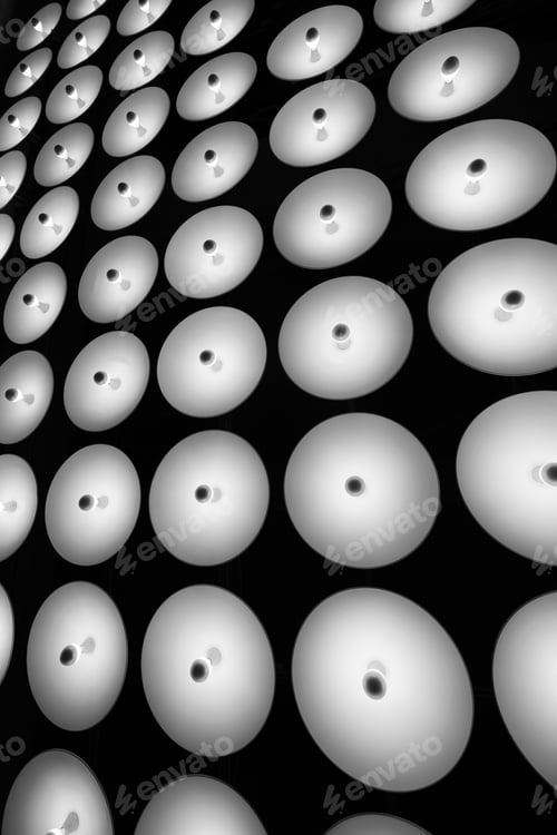 Preview: "Play Of Patterns And Lines" Ceiling Of One Of The Buildings In New York City.