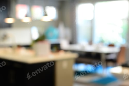 Preview: Blurred Luxurious Interior, Abstract Blur Background For Web Design. Instagram Style.