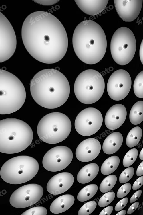 Preview: "Play Of Patterns And Lines" Ceiling Of One Of The Buildings In New York City.