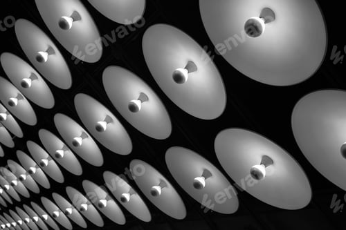 Preview: "Play Of Patterns And Lines" Ceiling Of One Of The Buildings In New York City.
