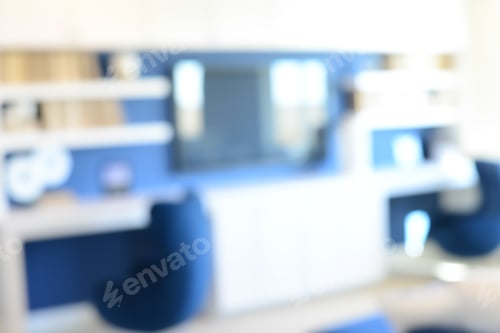 Preview: Blurred Luxurious Interior, Abstract Blur Background For Web Design. Instagram Style.