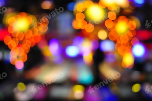 Preview: Blur Focus In Casino. Abstract Background In Vegas Nevada. Blurred Background.