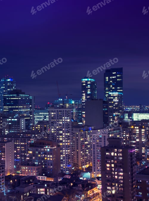 Preview: Downtown Toronto At Night
