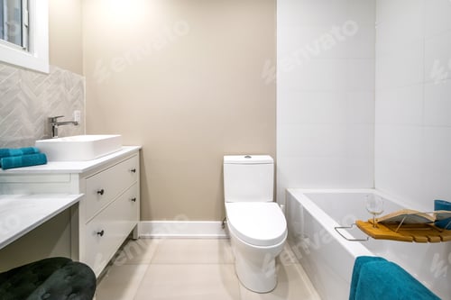 Visualização: Interior de luxo de casa renovada nos subúrbios, Montreal, Canadá